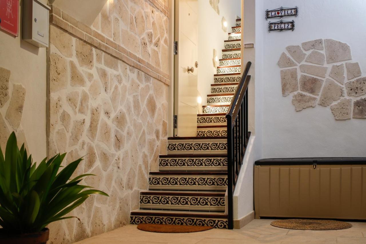 La Vila Feliz, Gemuetliche Private Duplex-Ferienwohnung Im Typischen Fischerhaus Mit Fantastischem Meerblick Villajoyosa Exteriör bild